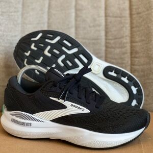 Brooks Adrenaline GTS 24 Women’s Size 9B Black White Running Shoes 1204261D087